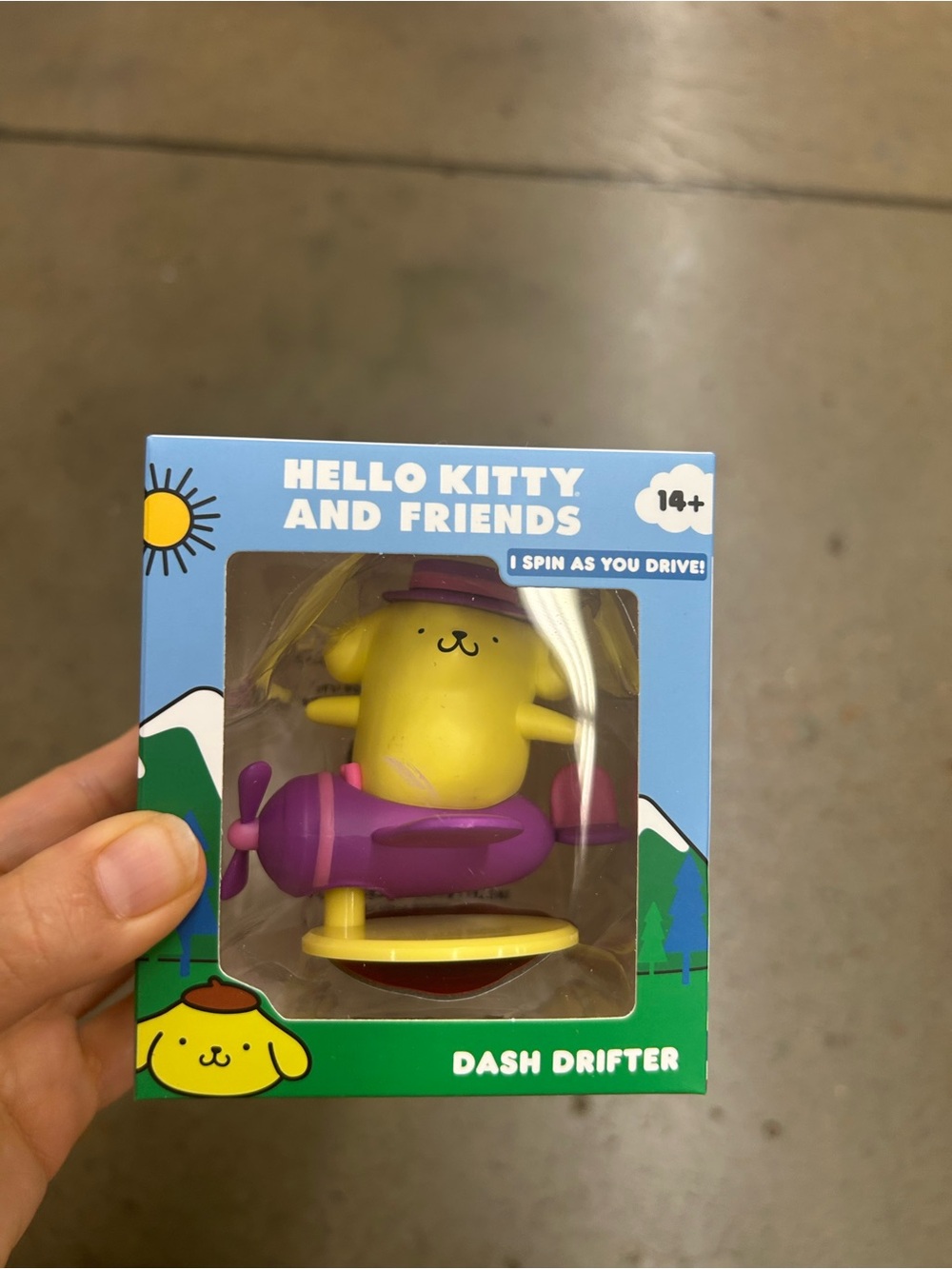 NWT Pompompurin Dash Drifter spin as you drive
